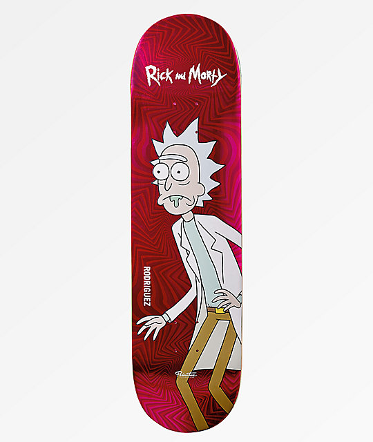 Primitive x Rick and Morty PRod Rick 8.0" tabla de skate