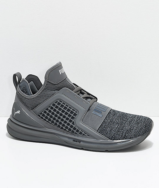 grey puma shoes
