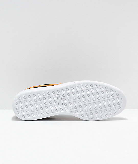 puma suede hombre naranja