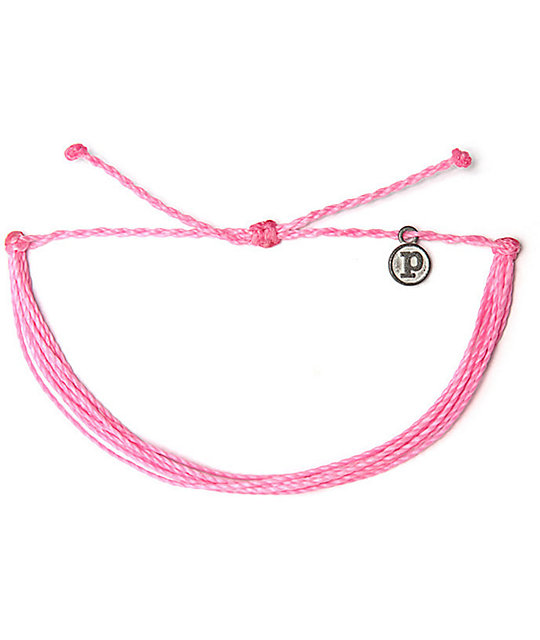 Pura Vida Original Solid Pink Bracelet Zumiez
