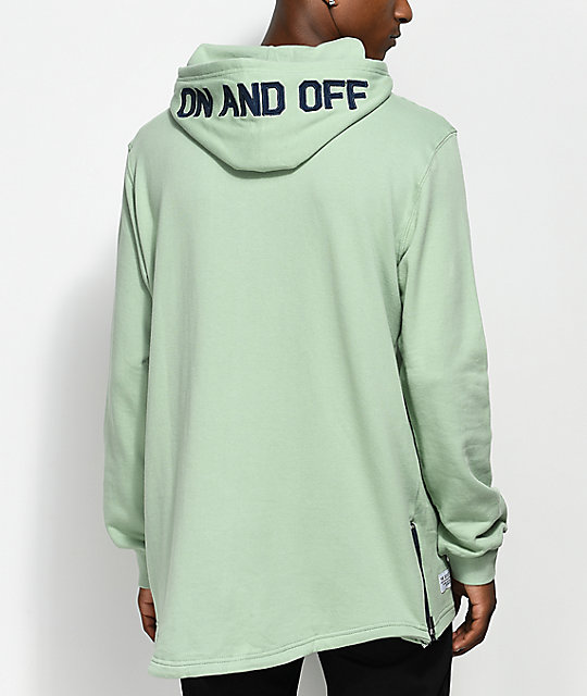 Quiet Life On And Off Mint Green Hoodie | Zumiez