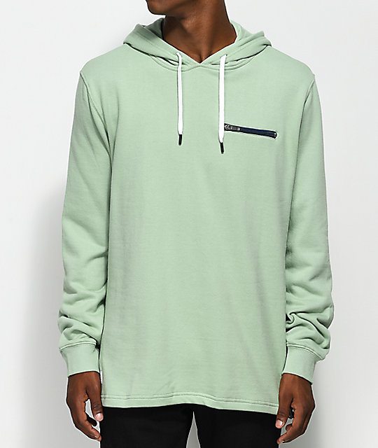 Quiet Life On And Off Mint Green Hoodie | Zumiez
