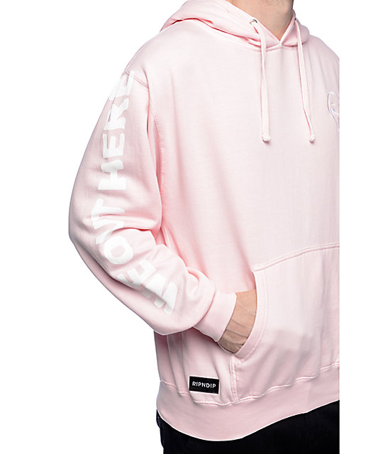 ripndip hoodie pink