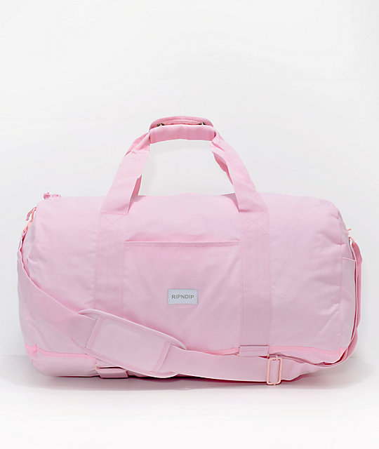 Ripndip Lord Nermal Pink Duffle Bag