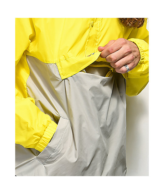 adidas hip yellow anorak jacket