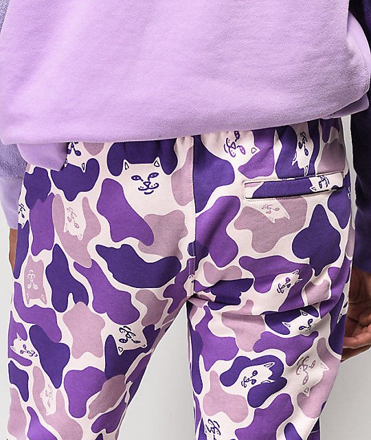 purple womens sweatpants