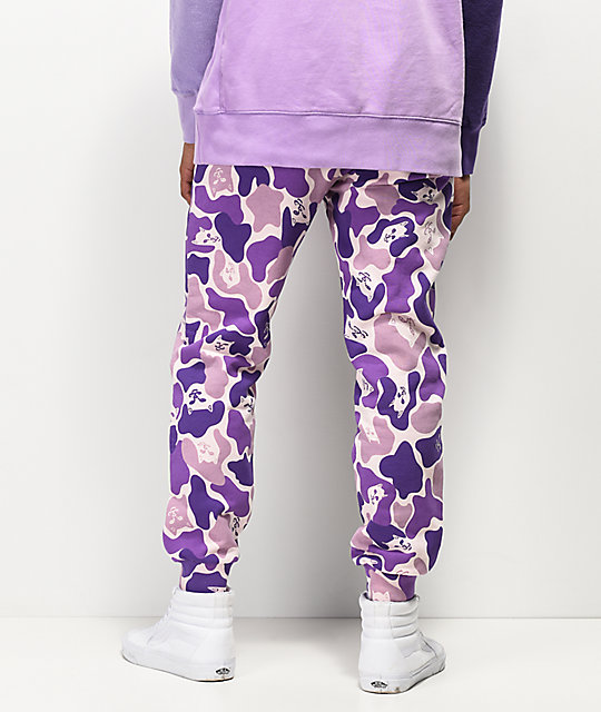 purple sweatpants for men