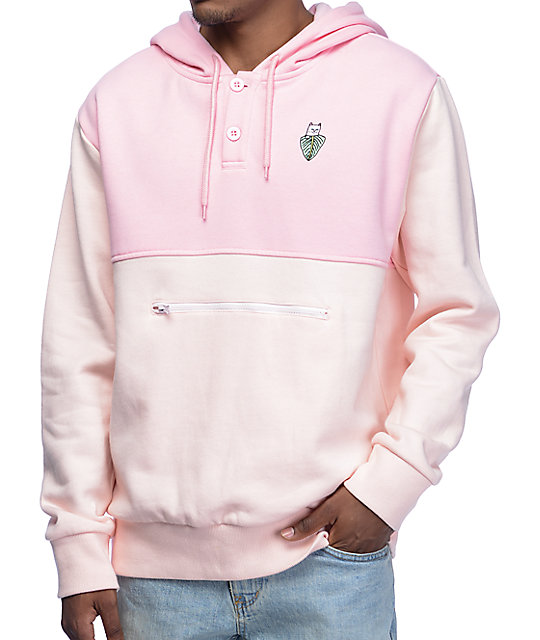 ripndip pink hoodie