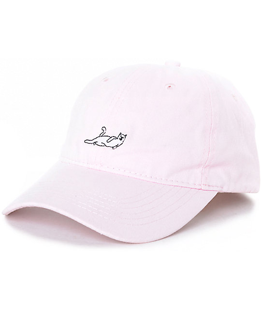 pink dad hat