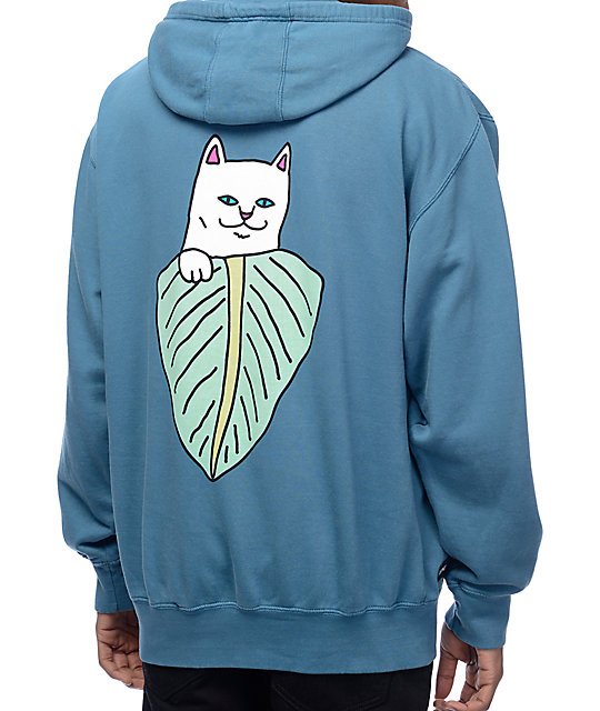 cat middle finger hoodie