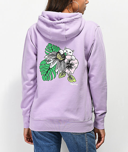ripndip lavender hoodie