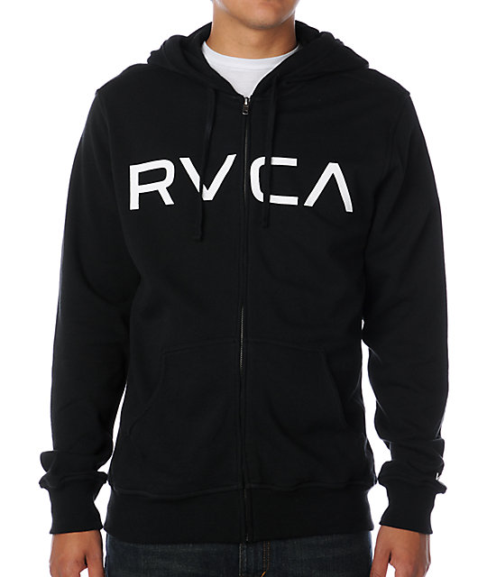 rvca black hoodie