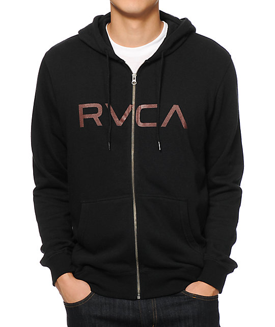 rvca zip hoodie