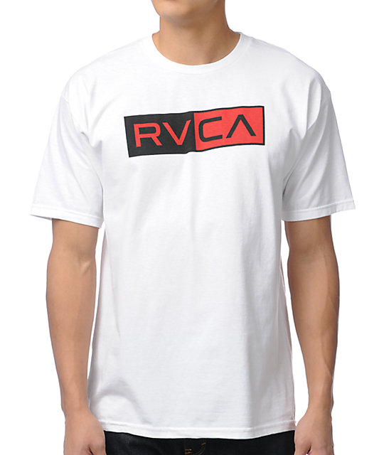 Rvca Division White T Shirt Zumiez