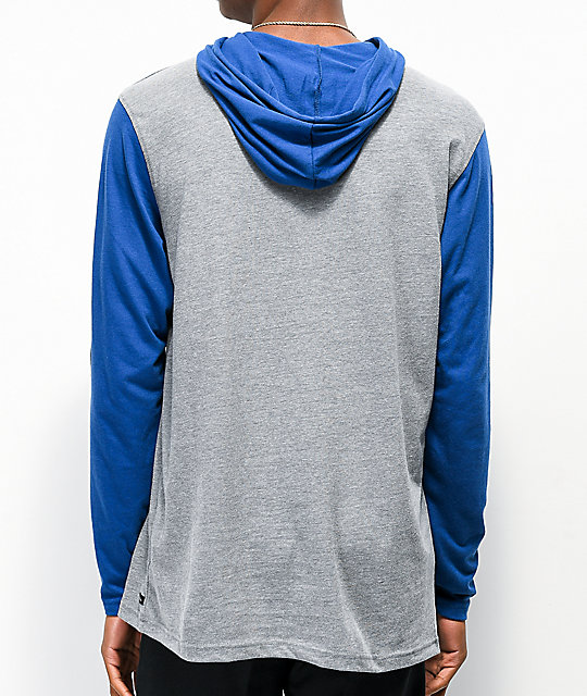 rvca hooded shirt