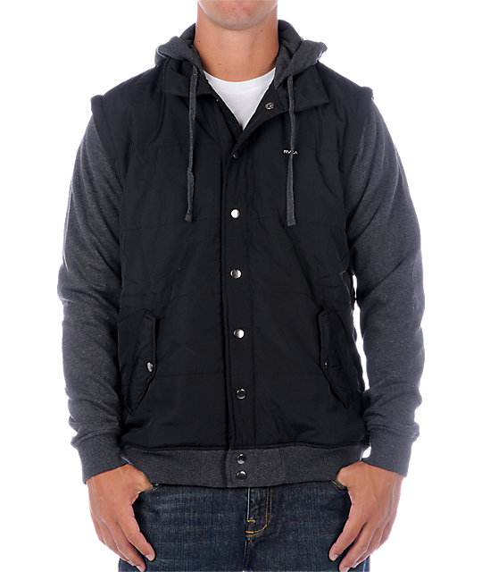 sweatshirt with vest