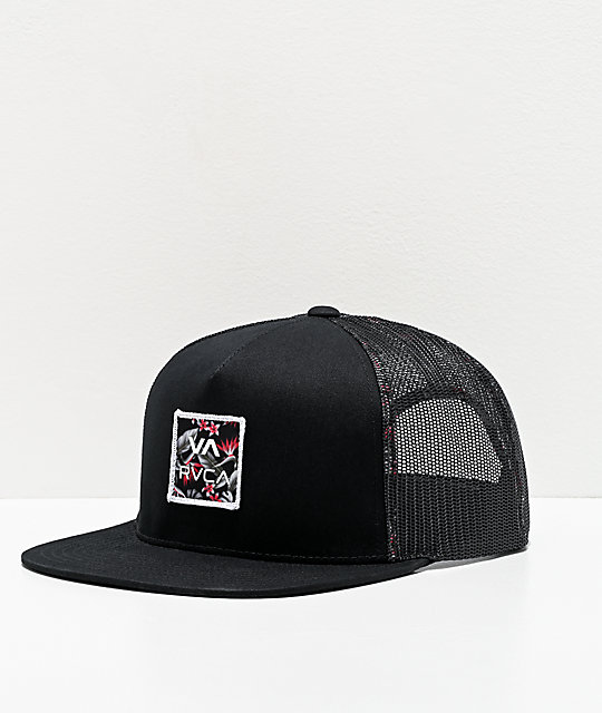 black rvca hat