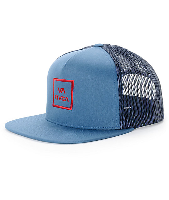 blue rvca hat