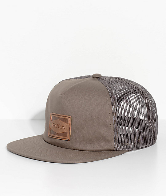 olive green trucker hat