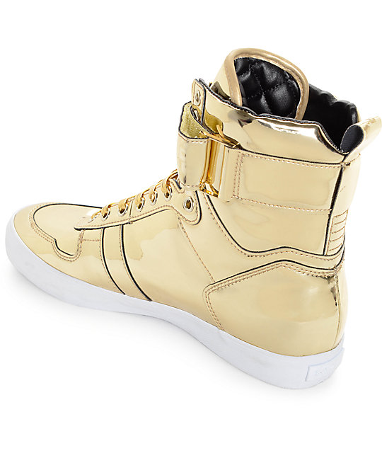 Radii Vertex Liquid Gold Leather Shoes | Zumiez
