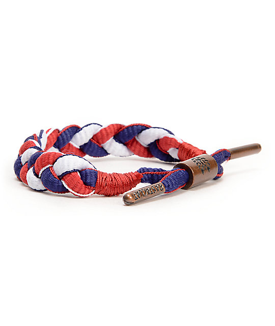 Rastaclat Nautical Red White Blue Bracelet Zumiez Rastaclat Nautical Red White Blue Bracelet