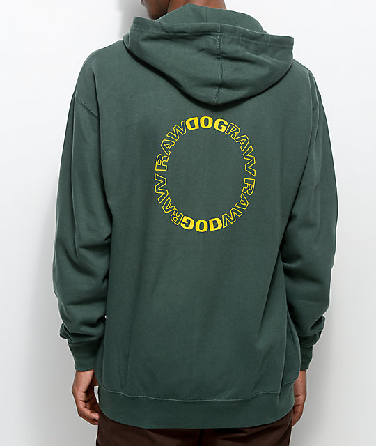 green pullover sweatshirt