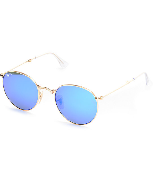 ray ban round metal sunglasses blue ray ban round metal sunglasses blue