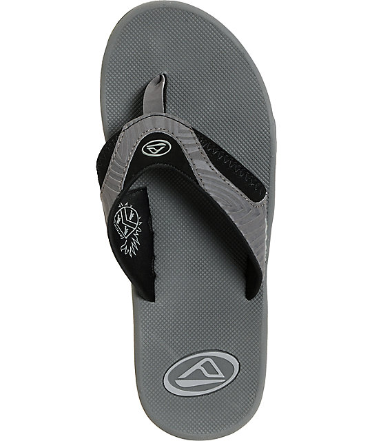 reef zebra flip flops