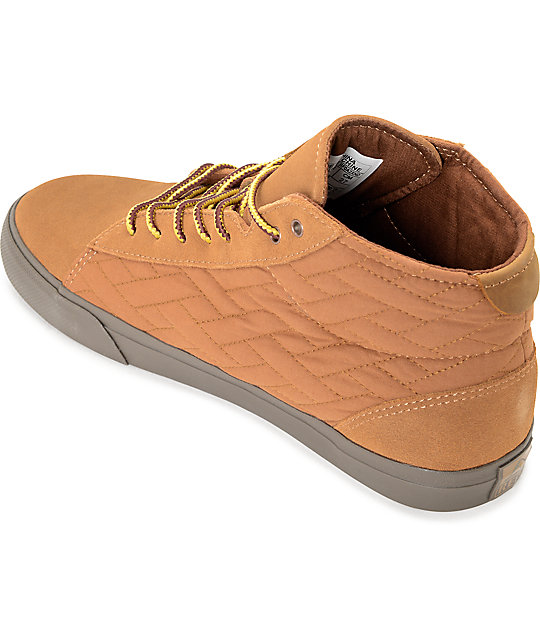 Reef Ridge Mid Lux Hi Leather Shoe - Brown | SurfStitch