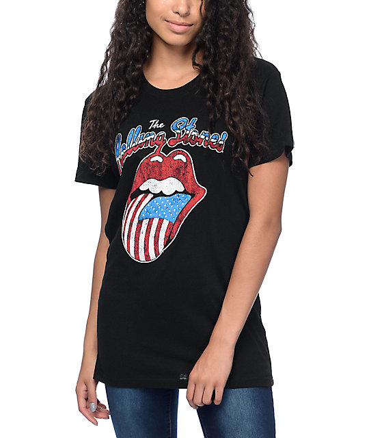 Rolling Stones Tour 78 Black T-Shirt | Zumiez