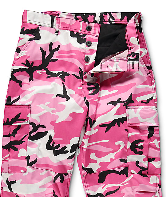 Rothco BDU Pink Camo Cargo Pants | Zumiez