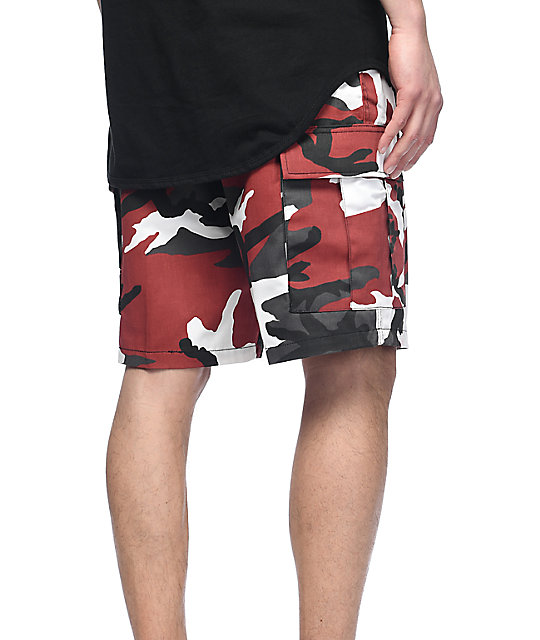 Rothco BDU Red Camo Cargo Shorts | Zumiez