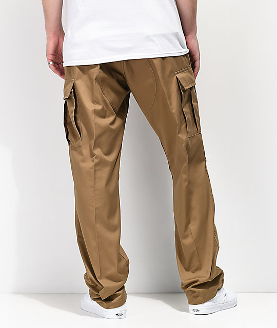 baggy brown cargo pants