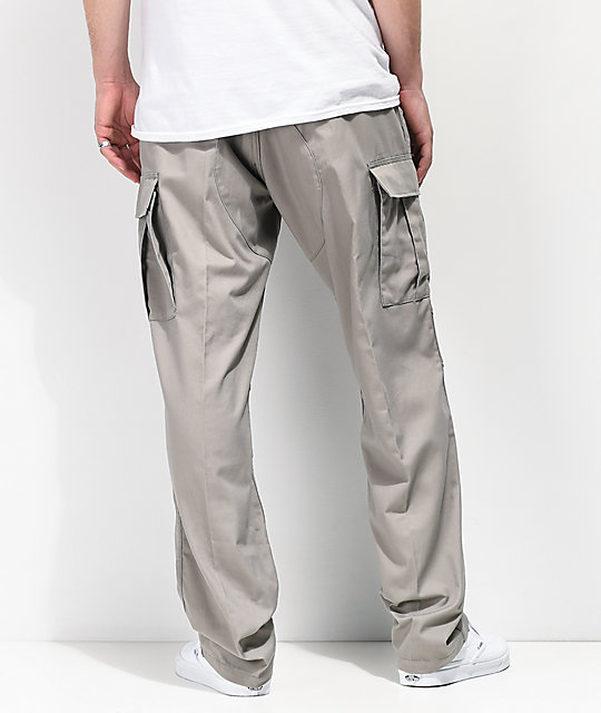 charcoal grey cargo work pants