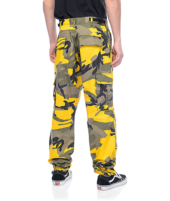 Rothco BDU Stinger Yellow Camo Cargo Pants | Zumiez