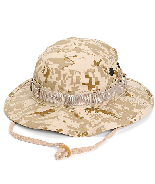 desert camo bucket hat