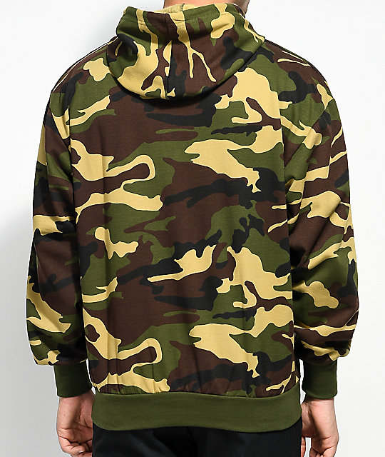 green camouflage hoodie