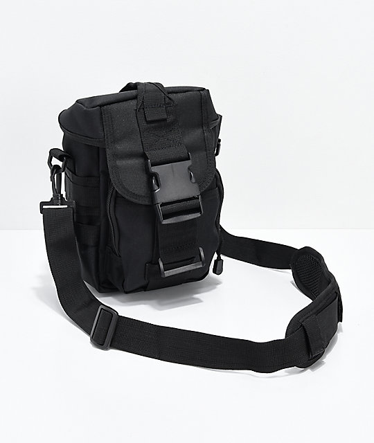 Rothco Flexipack Black Tactical Shoulder Bag