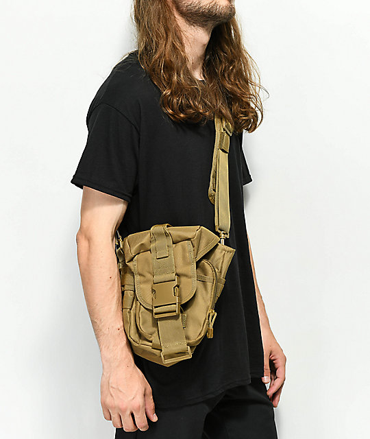 Rothco Flexipack Brown Tactical Shoulder Bag