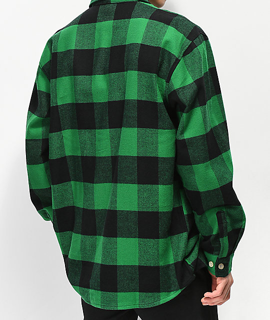Rothco Heavy Green Flannel  Shirt Zumiez