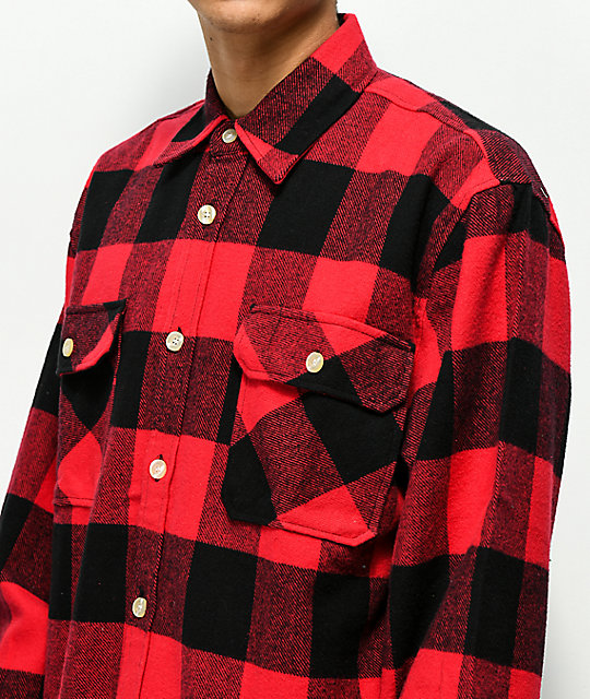 baby boy red flannel shirt