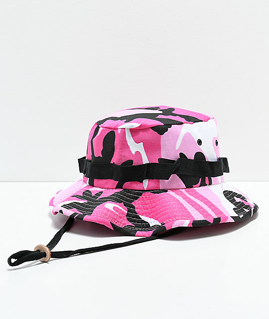 pink camo hat