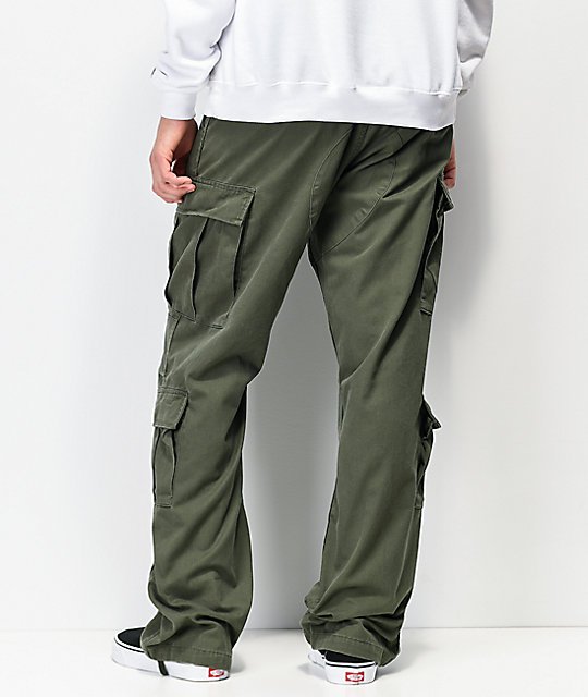 olive drab cargo pants