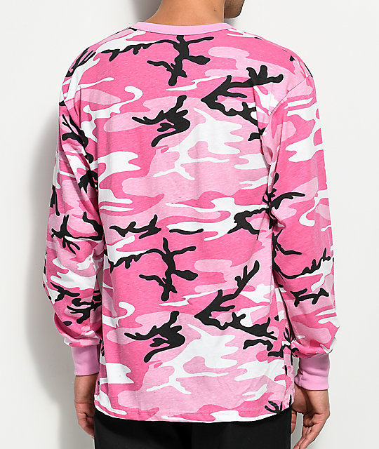 Rothco Pink Camo Long Sleeve T-Shirt | Zumiez