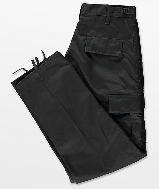 Rothco Tactical BDU Solid Black Cargo Pants | Zumiez.ca