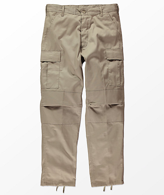 Rothco Tactical BDU Solid Khaki Cargo Pants | Zumiez.ca