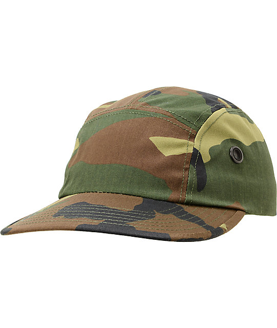 Rothco Woodland Camo 5 Panel Hat | Zumiez