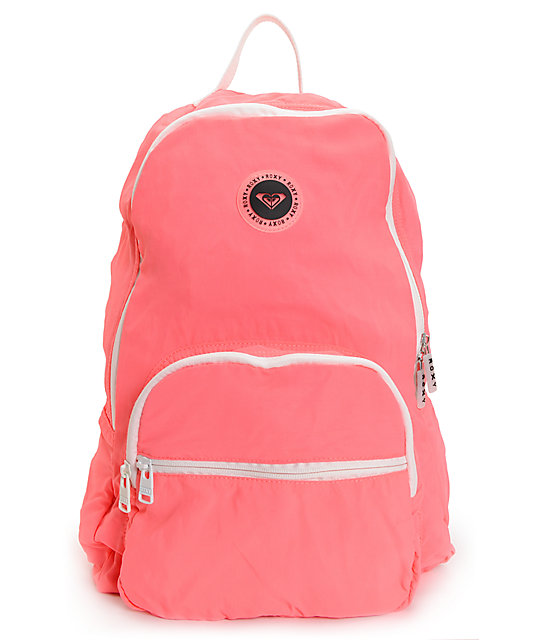 Roxy Going Coastal Neon Pink Backpack | Zumiez