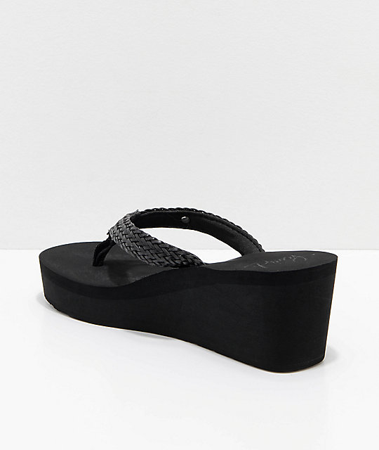 roxy wedge flip flops