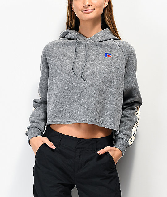 athletic crop hoodie